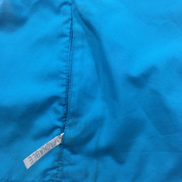 Eddie Bauer Womens S Teal Packable 100% Polyester Full Zip Lightweight Hoodie - Picture 5 of 10